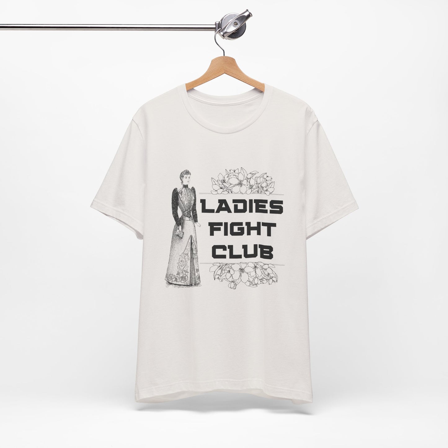Ladies Fight Club Jersey Short Sleeve Tee Sizes SM-4XL | Plus Size Available