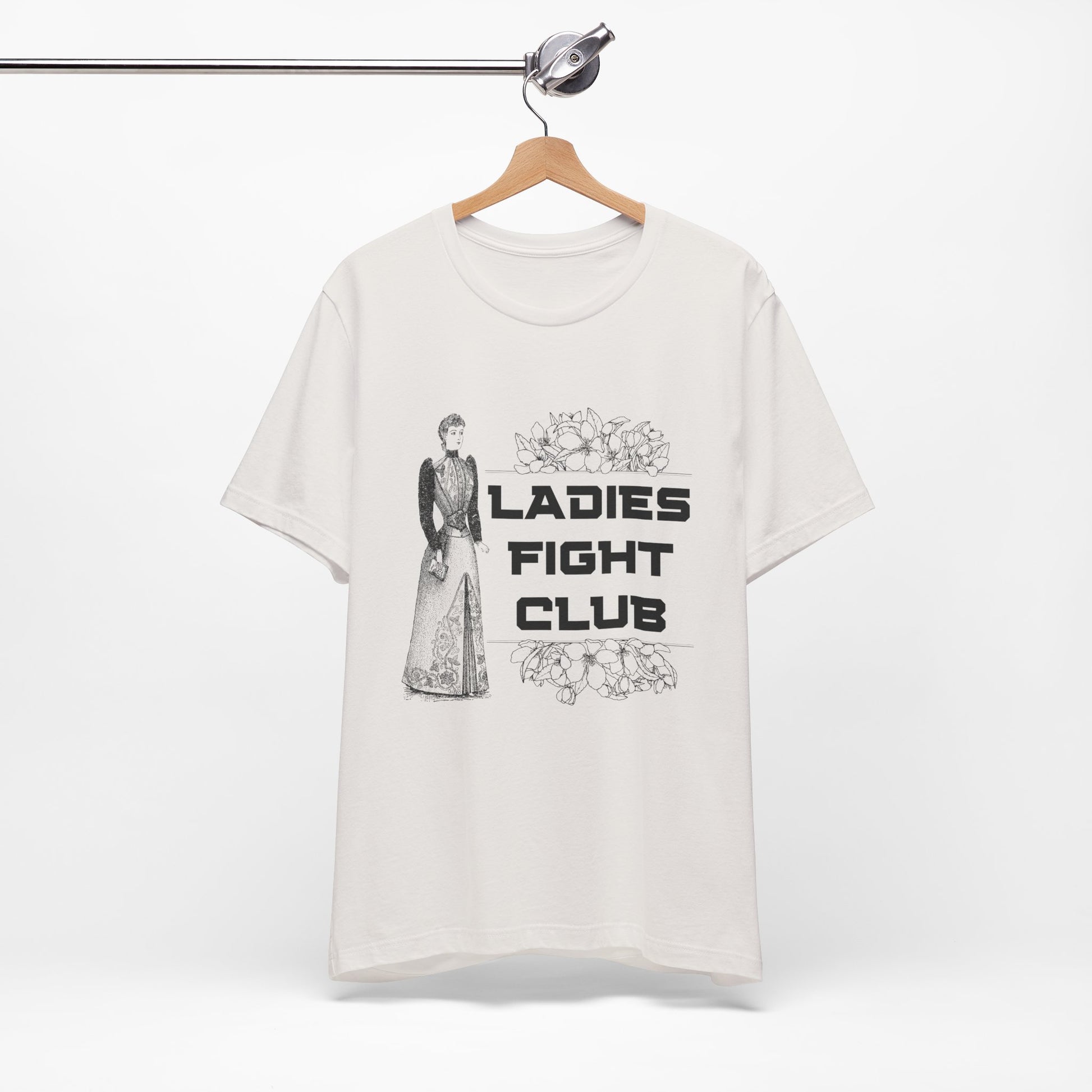 Ladies Fight Club Jersey Short Sleeve Tee Sizes SM-4XL | Plus Size Available