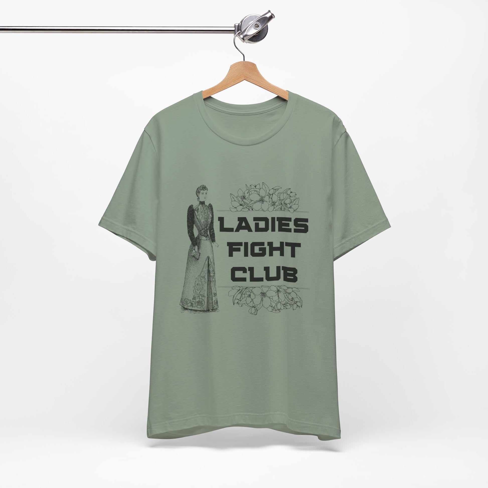 Ladies Fight Club Jersey Short Sleeve Tee Sizes SM-4XL | Plus Size Available