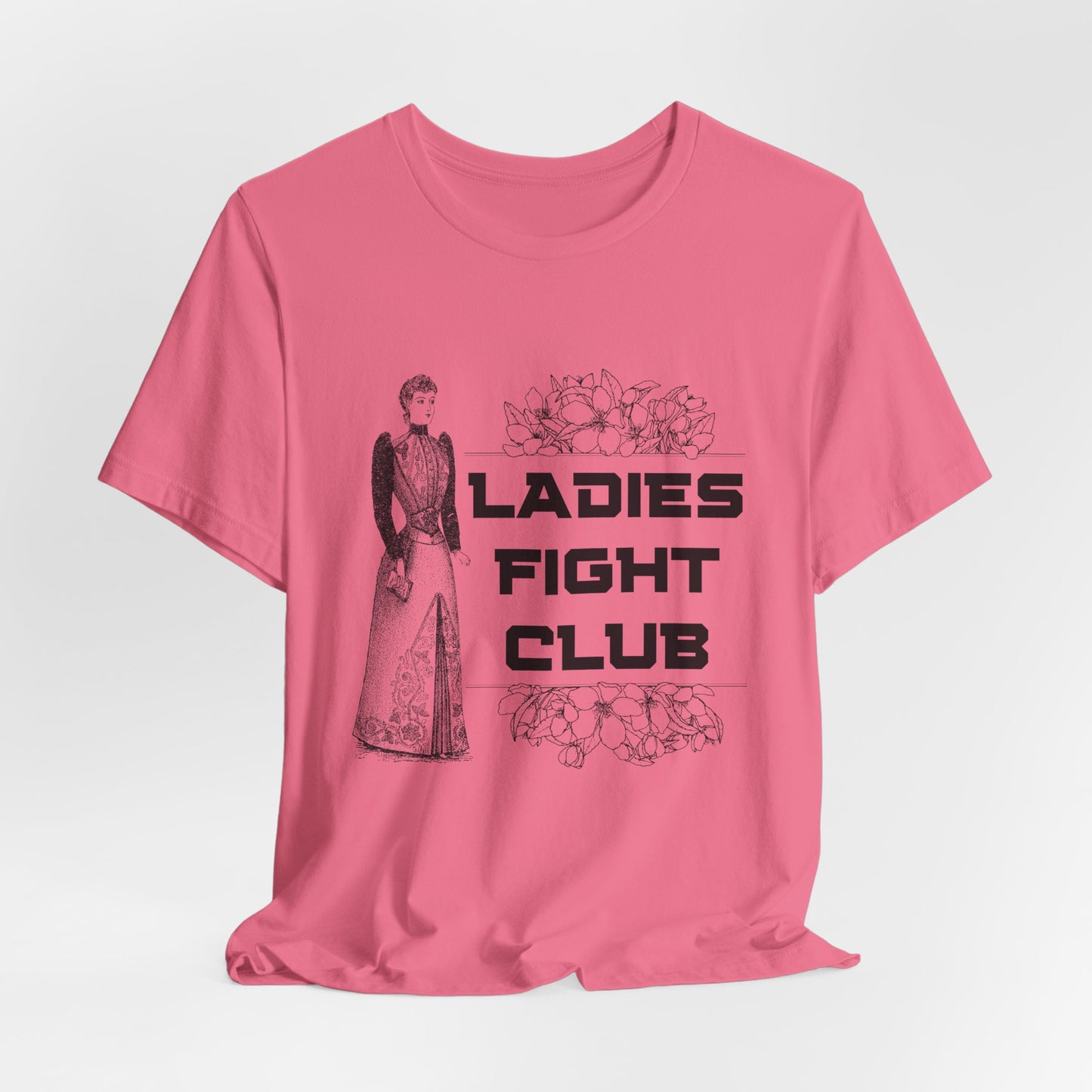 Ladies Fight Club Jersey Short Sleeve Tee Sizes SM-4XL | Plus Size Available