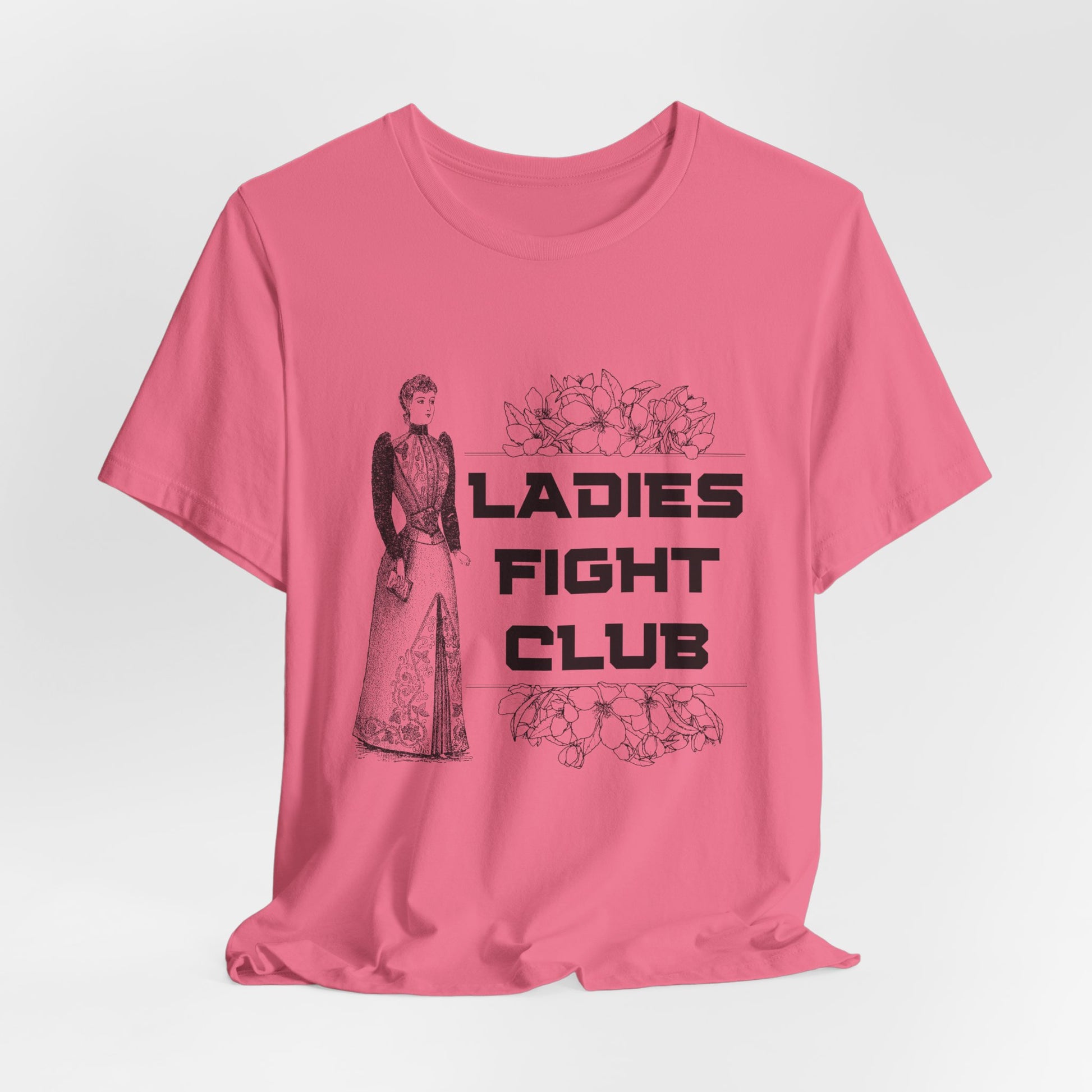 Ladies Fight Club Jersey Short Sleeve Tee Sizes SM-4XL | Plus Size Available