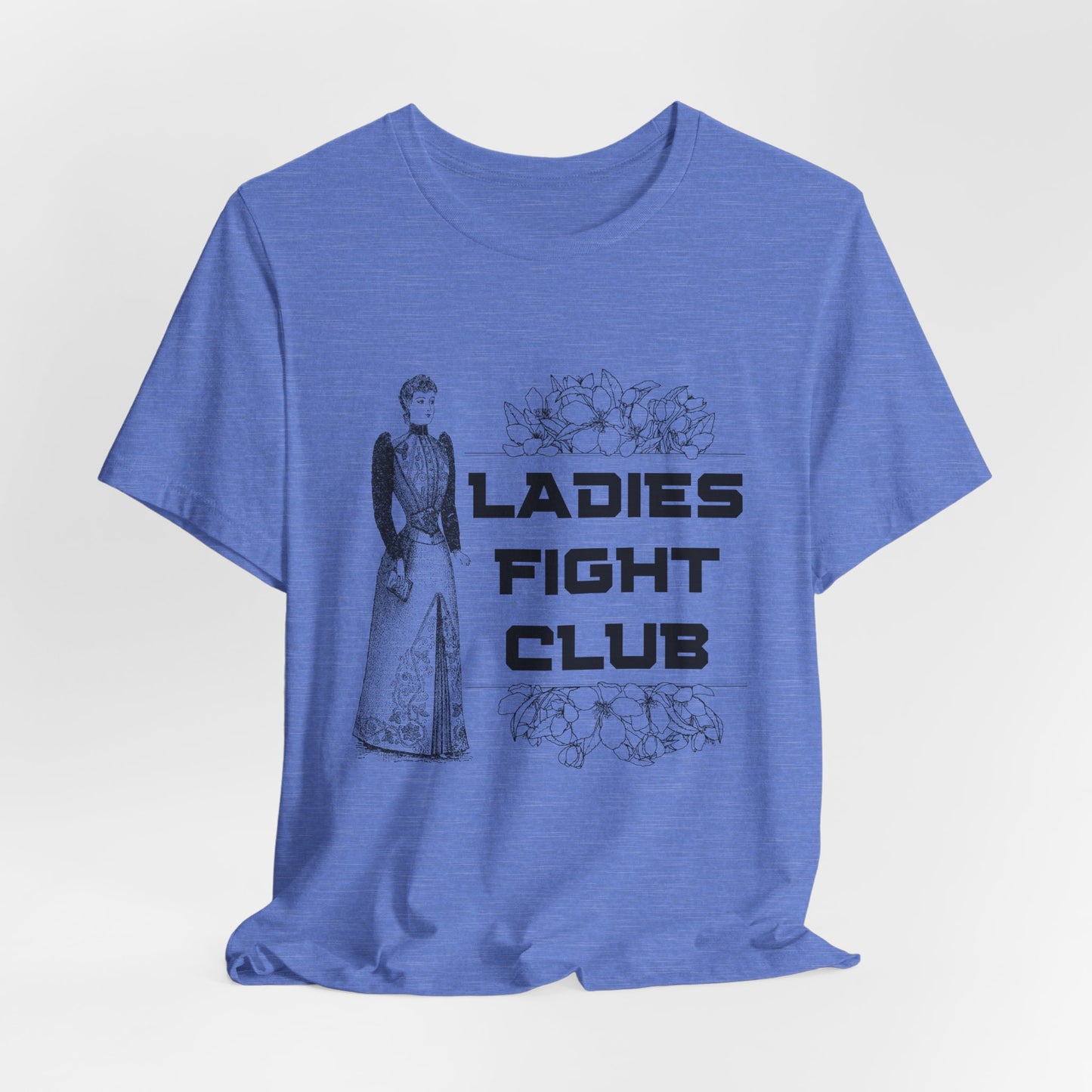 Ladies Fight Club Jersey Short Sleeve Tee Sizes SM-4XL | Plus Size Available