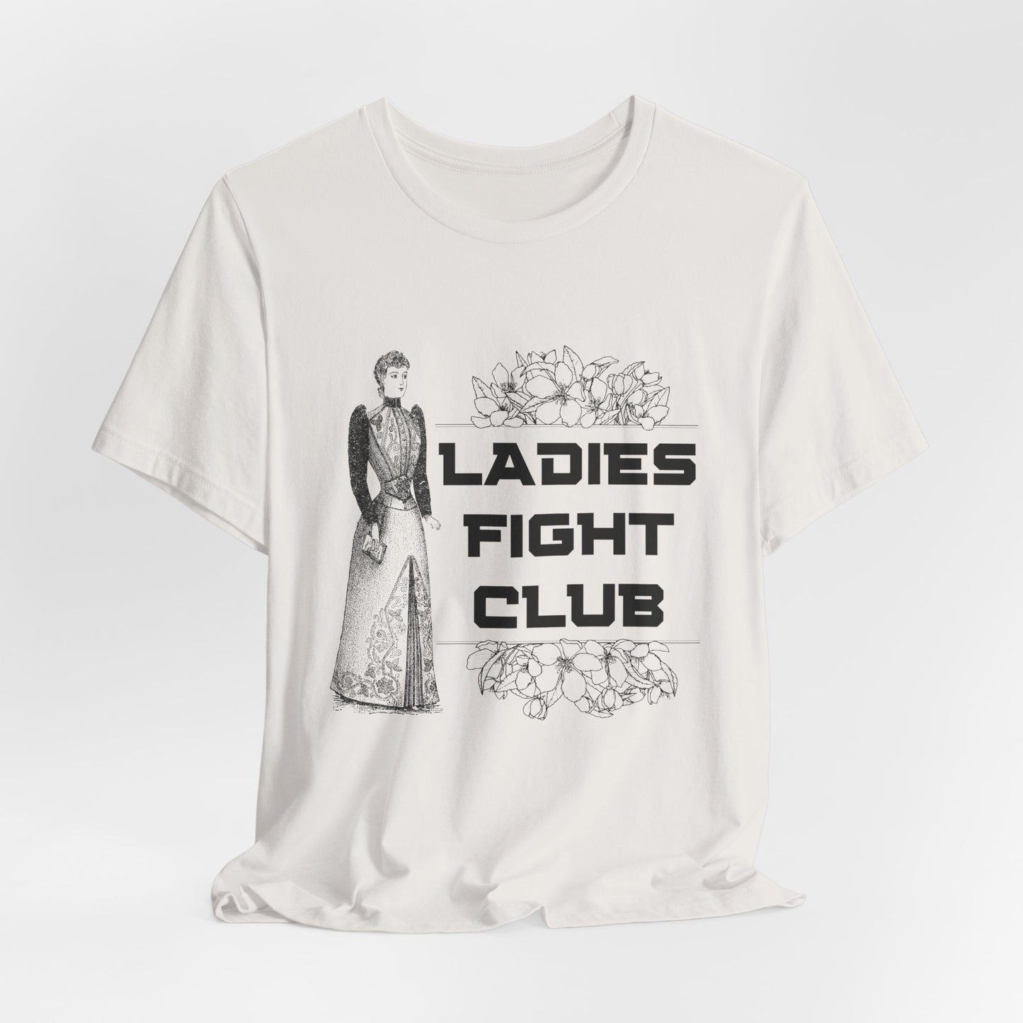 Ladies Fight Club Jersey Short Sleeve Tee Sizes SM-4XL | Plus Size Available
