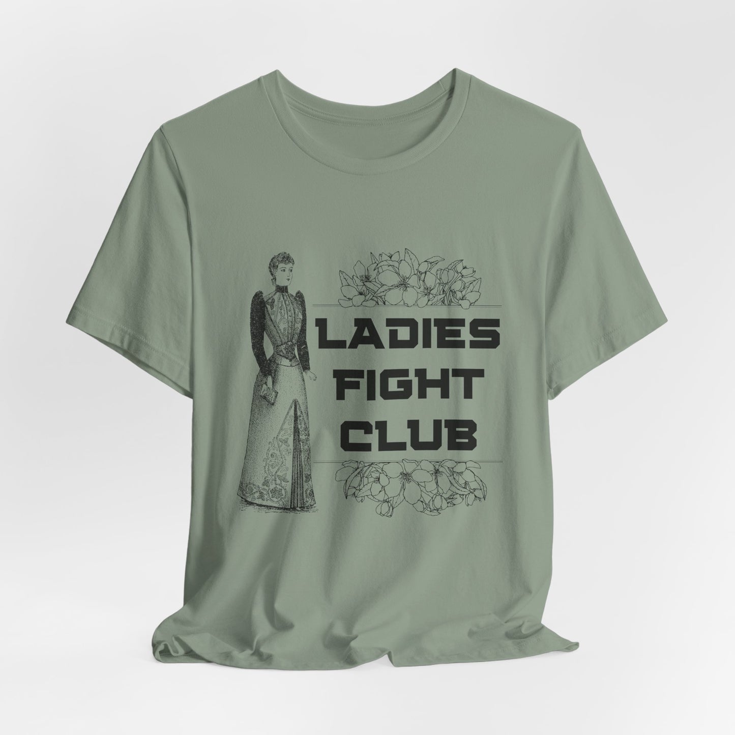 Ladies Fight Club Jersey Short Sleeve Tee Sizes SM-4XL | Plus Size Available