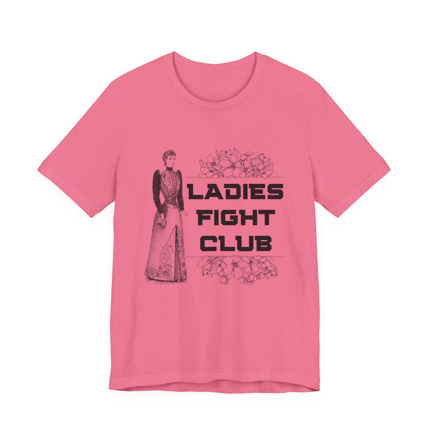 Ladies Fight Club Jersey Short Sleeve Tee Sizes SM-4XL | Plus Size Available