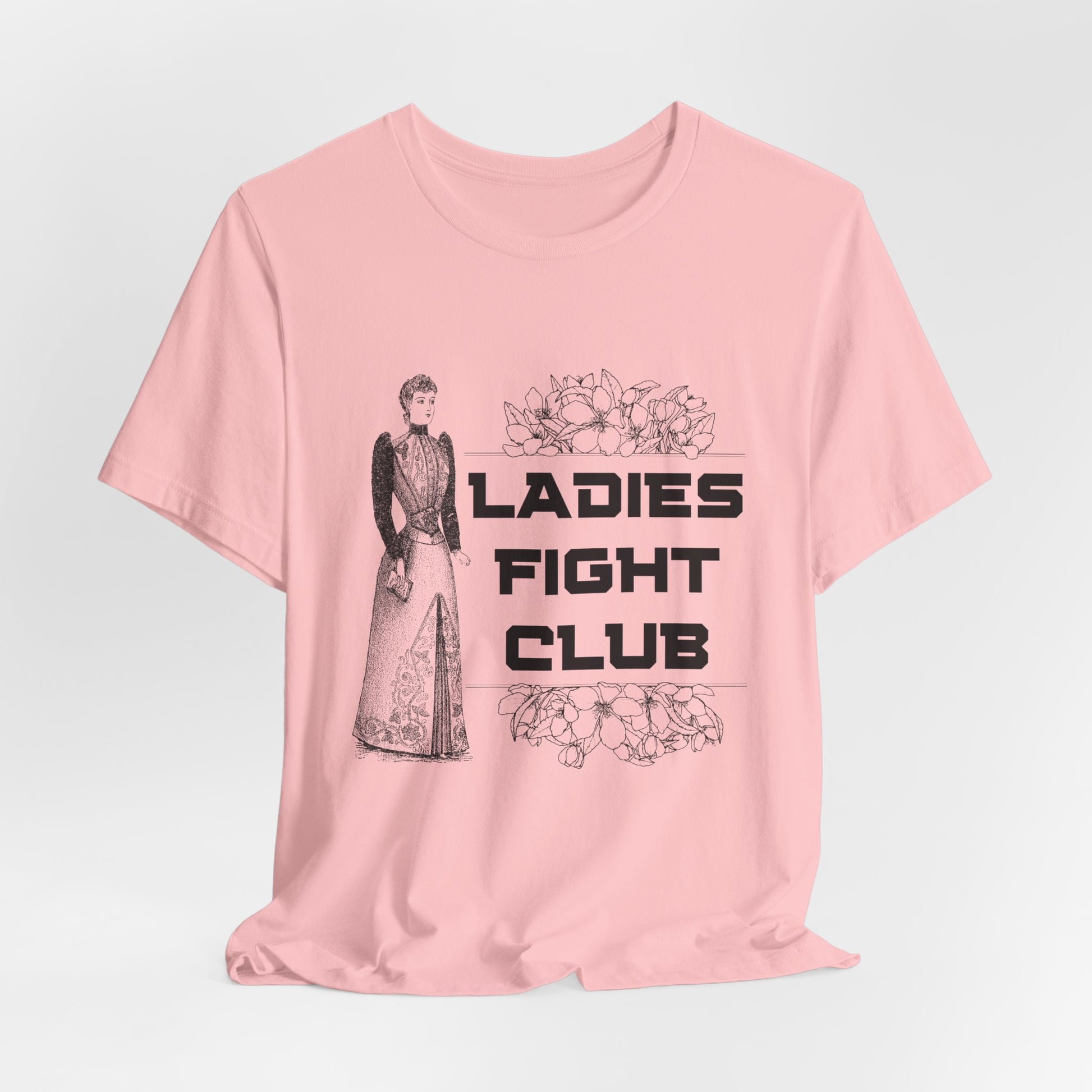 Ladies Fight Club Jersey Short Sleeve Tee Sizes SM-4XL | Plus Size Available