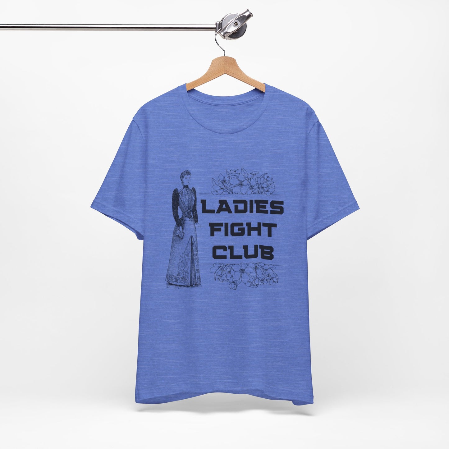Ladies Fight Club Jersey Short Sleeve Tee Sizes SM-4XL | Plus Size Available