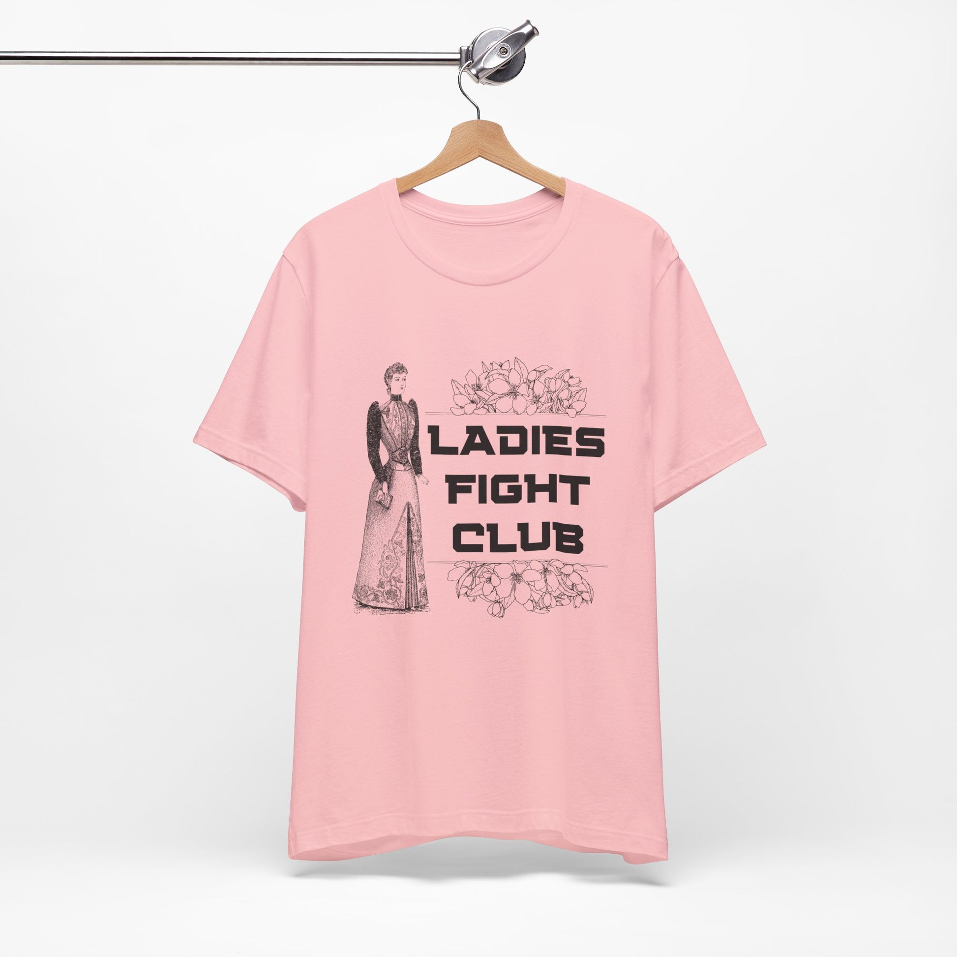 Ladies Fight Club Jersey Short Sleeve Tee Sizes SM-4XL | Plus Size Available