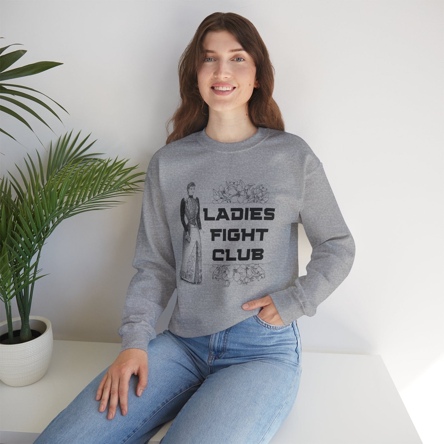 Ladies Fight Club Unisex Heavy Blend™ Crewneck Sweatshirt