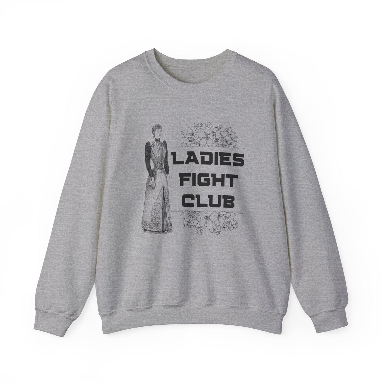 Ladies Fight Club Unisex Heavy Blend™ Crewneck Sweatshirt Sizes SM-5XL | Plus Size Available