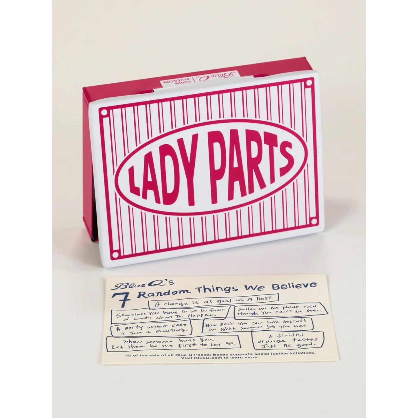 Lady Parts Pocket Box | Small Tin Case | 4.25" X 0.75" | BlueQ at GetBullish