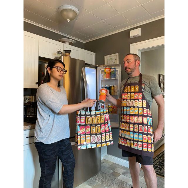 Last Call! Beer Me And You Know What? Beer You Funny Cooking and BBQ Apron Unisex 2 Pockets Adjustable Strap 100% Cotton