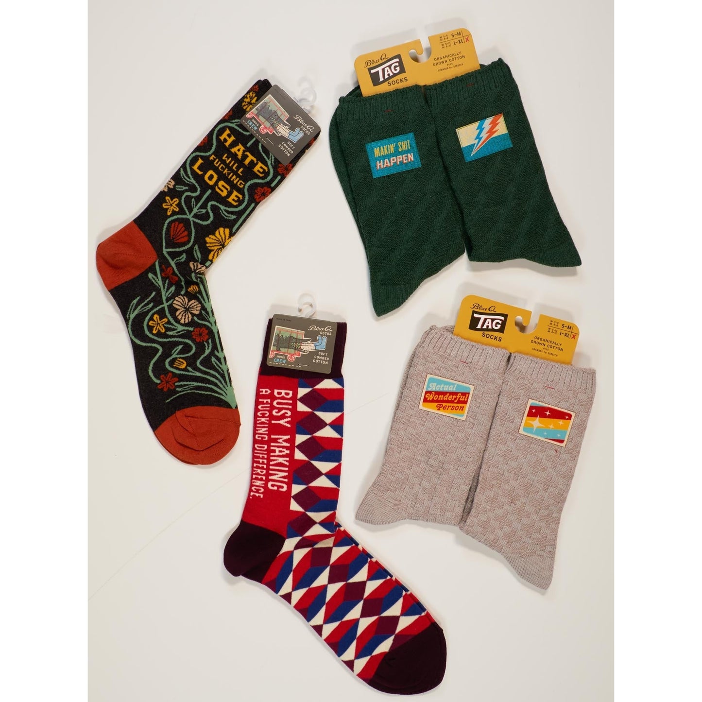 Last Call! Busy Making A Fucking Difference Men's Crew Socks