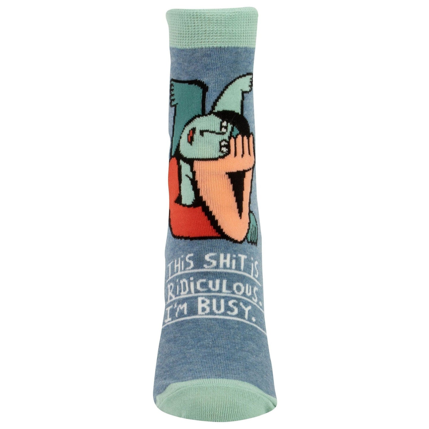 Last Call! This Shit Is Ridiculous - I'm Busy Women's Ankle Socks | BlueQ at GetBullish