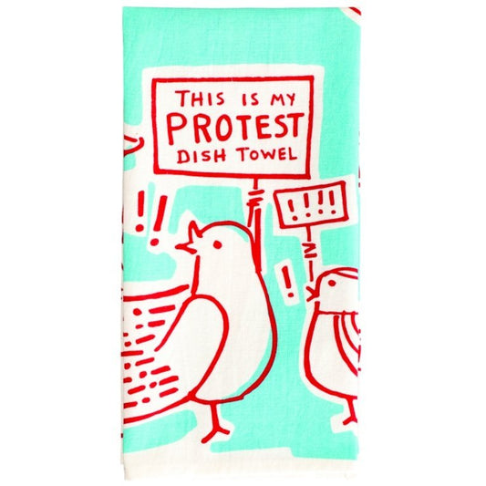 Last Call! This is My Protest Screen-Printed Dish Towel | BlueQ at GetBullish