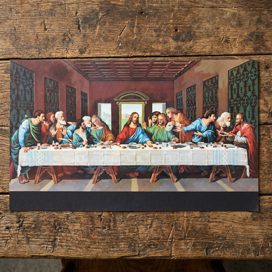 Last Supper Paper Placemats (40 pack) | Funny Peel-Off Pad for a Biblical Feast at Home