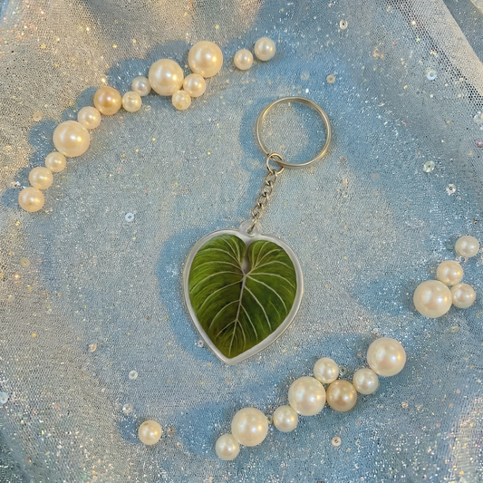 Leaf Acrylic Keychain | 7 Illustrated Styles | Double-Sided Design