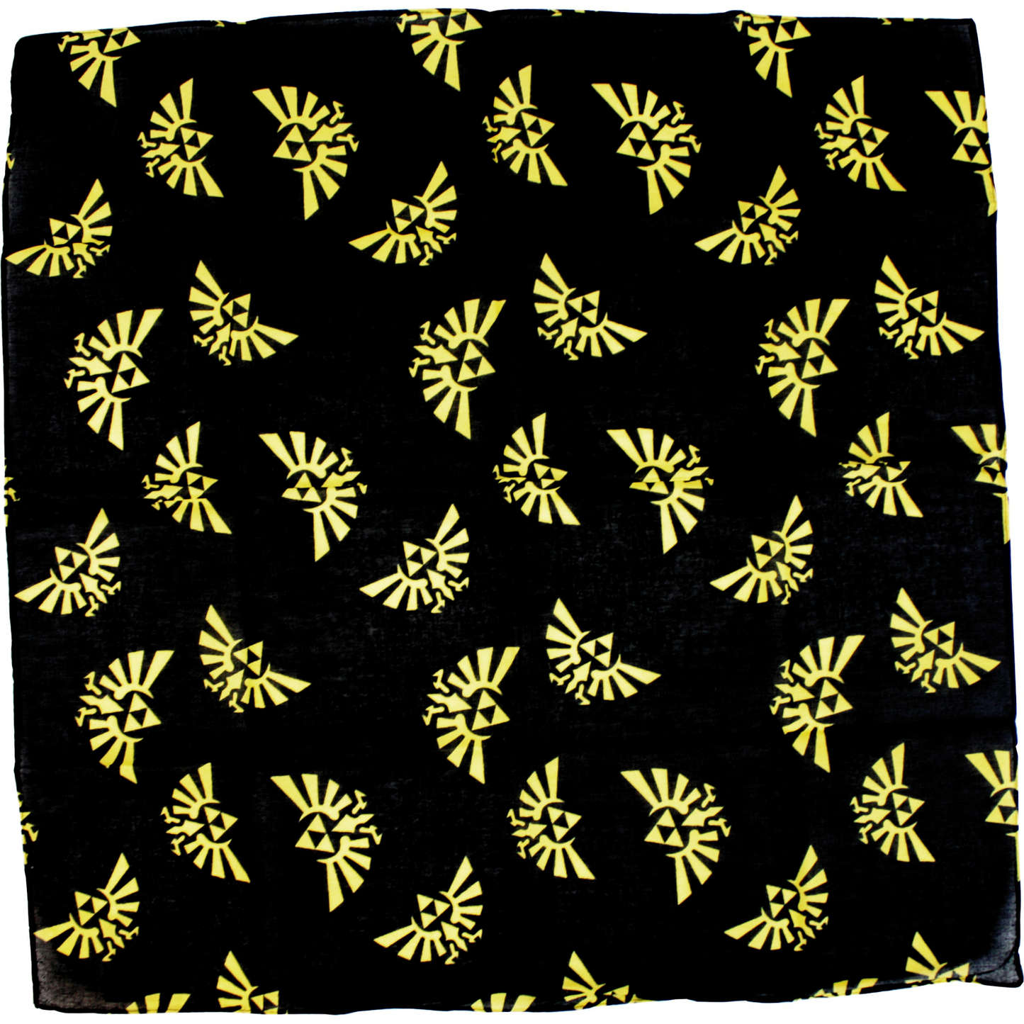 Legend of Zelda Bandana | Yellow Wingcrest Design | Video Game Inspired Headwear & Gift