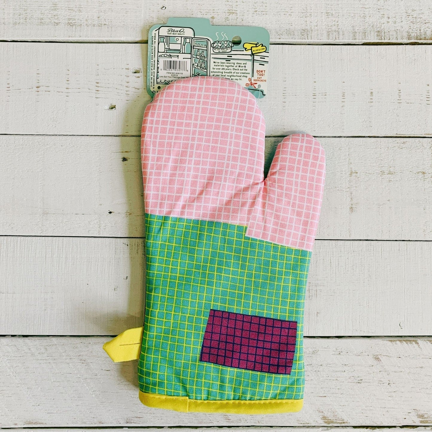 Let's Eat Your Feelings Too Oven Mitt | Couple and Ice Cream Motif | Kitchen Thermal Single Pot Holder | Gift for Her