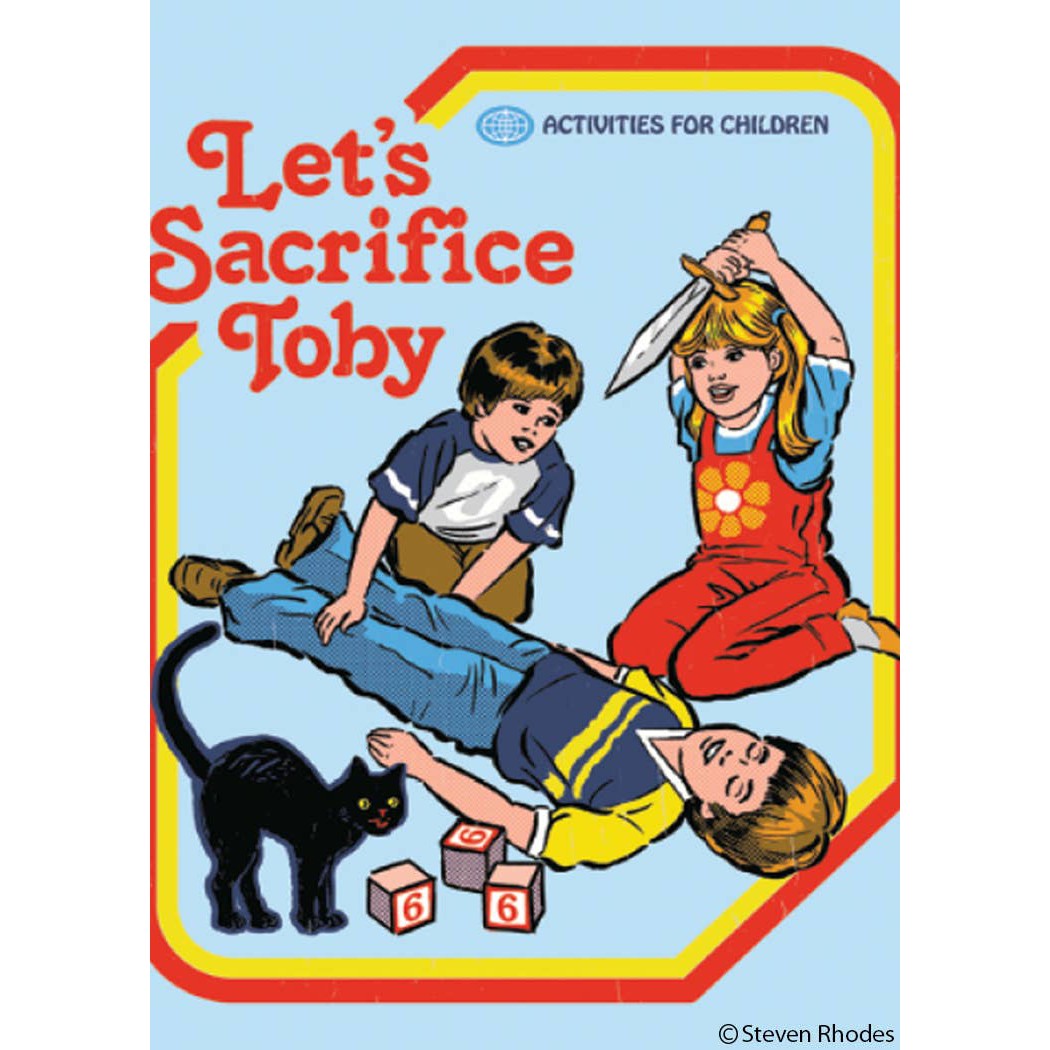 Let's Sacrifice Toby Magnet | Refrigerator Magnetic Surface Decor