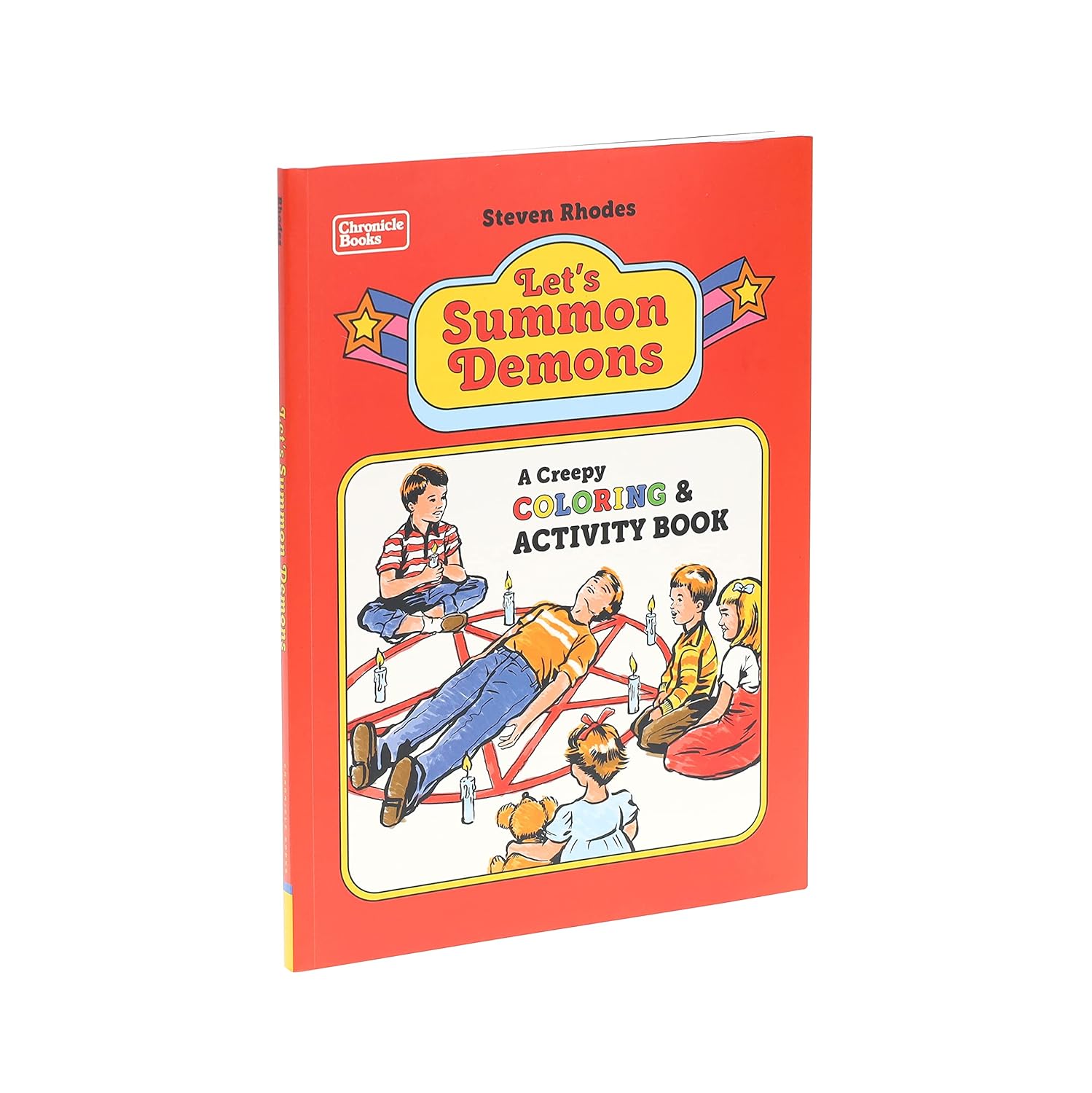 Let's Summon Demons Coloring and Activity Book | Retro 70s-80s Inspired Pages