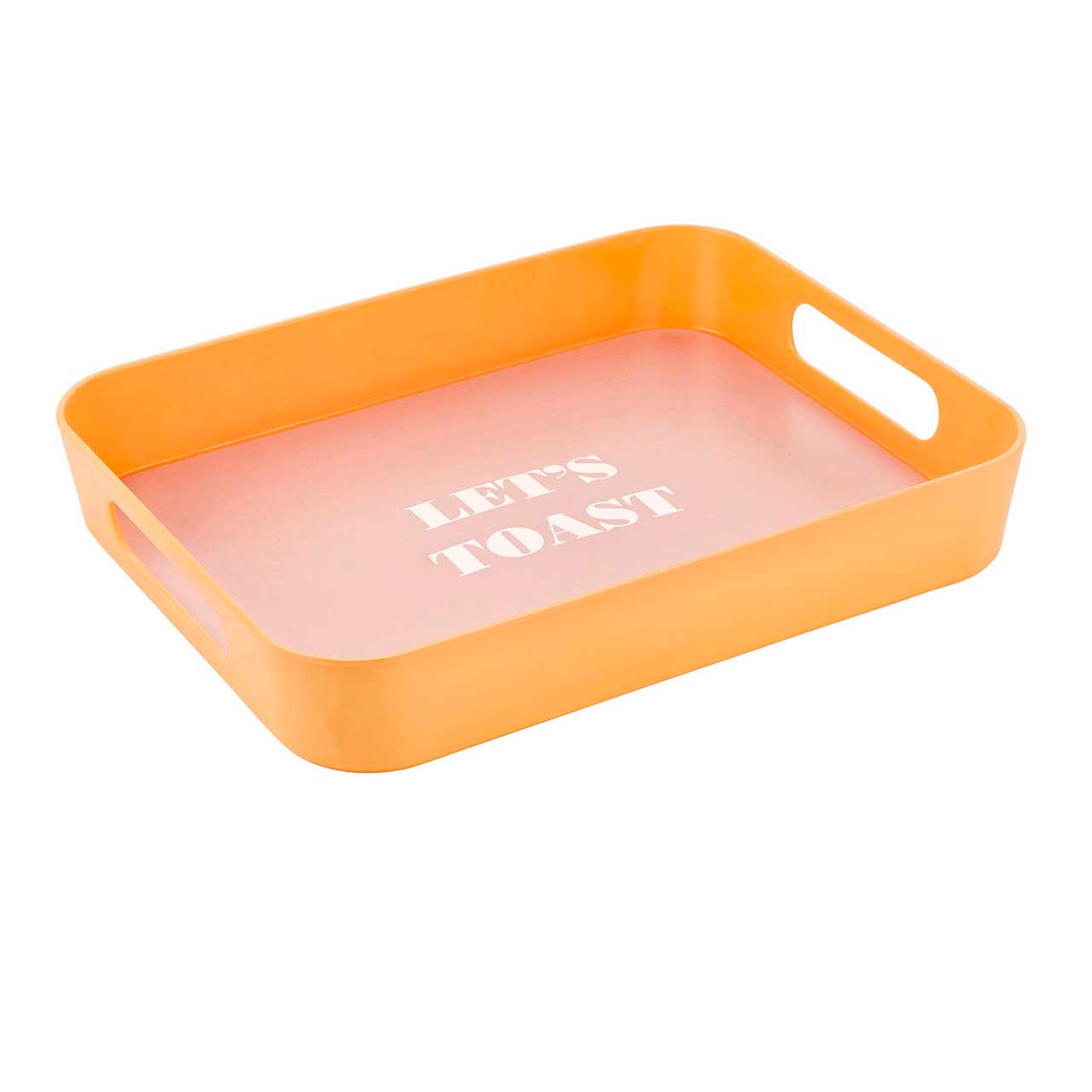 Let's Toast Retro Acrylic Bar Tray | 14" x 10"