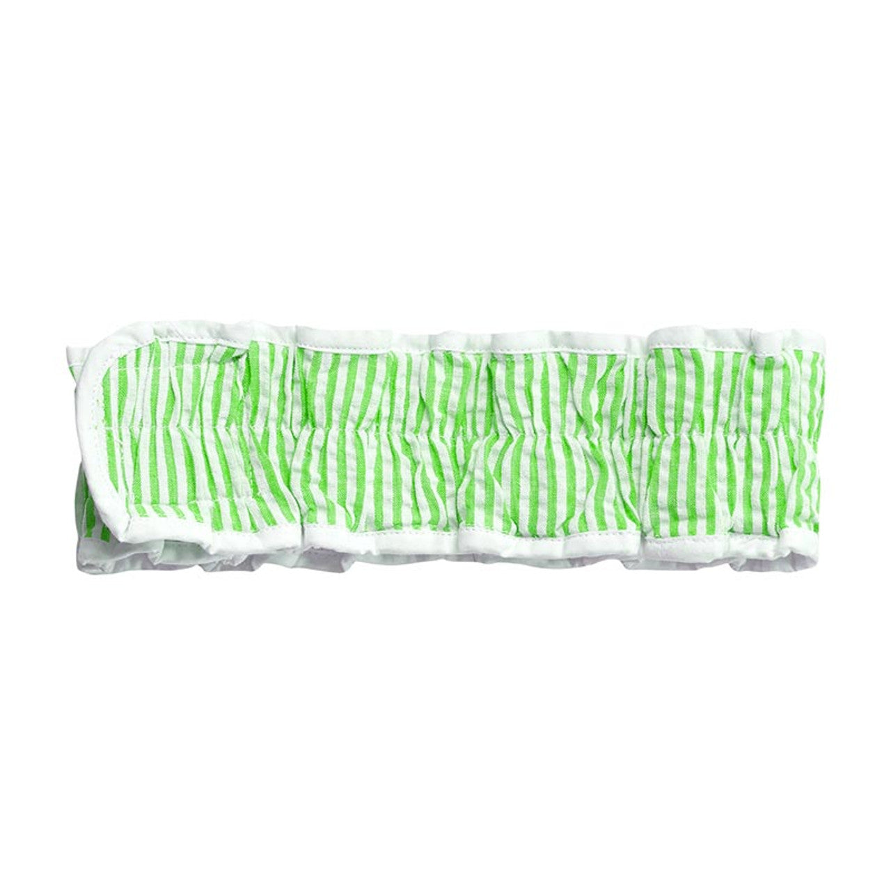 Lime Seersucker Spa Headband | Hair Band for Skincare Facial After Shower