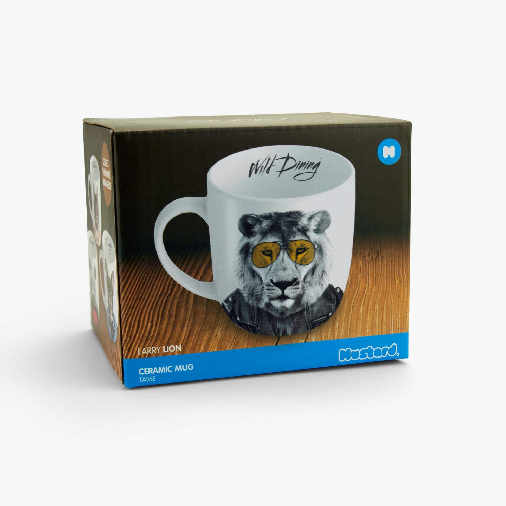 Lion Wild Dining Coffee Mug | Novelty Ceramic Mug in a Gift Box