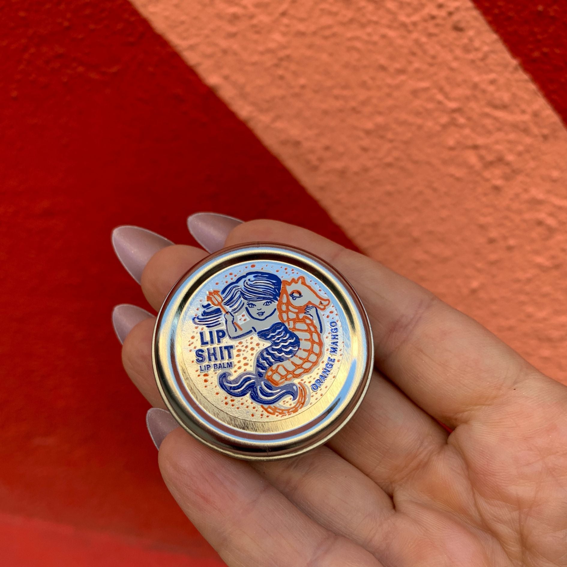 Lip Shit Lip Balm Fruit Punch with Lime Beeswax Formula | Lip Moisturizer in Tin | .3oz | BlueQ at GetBullish