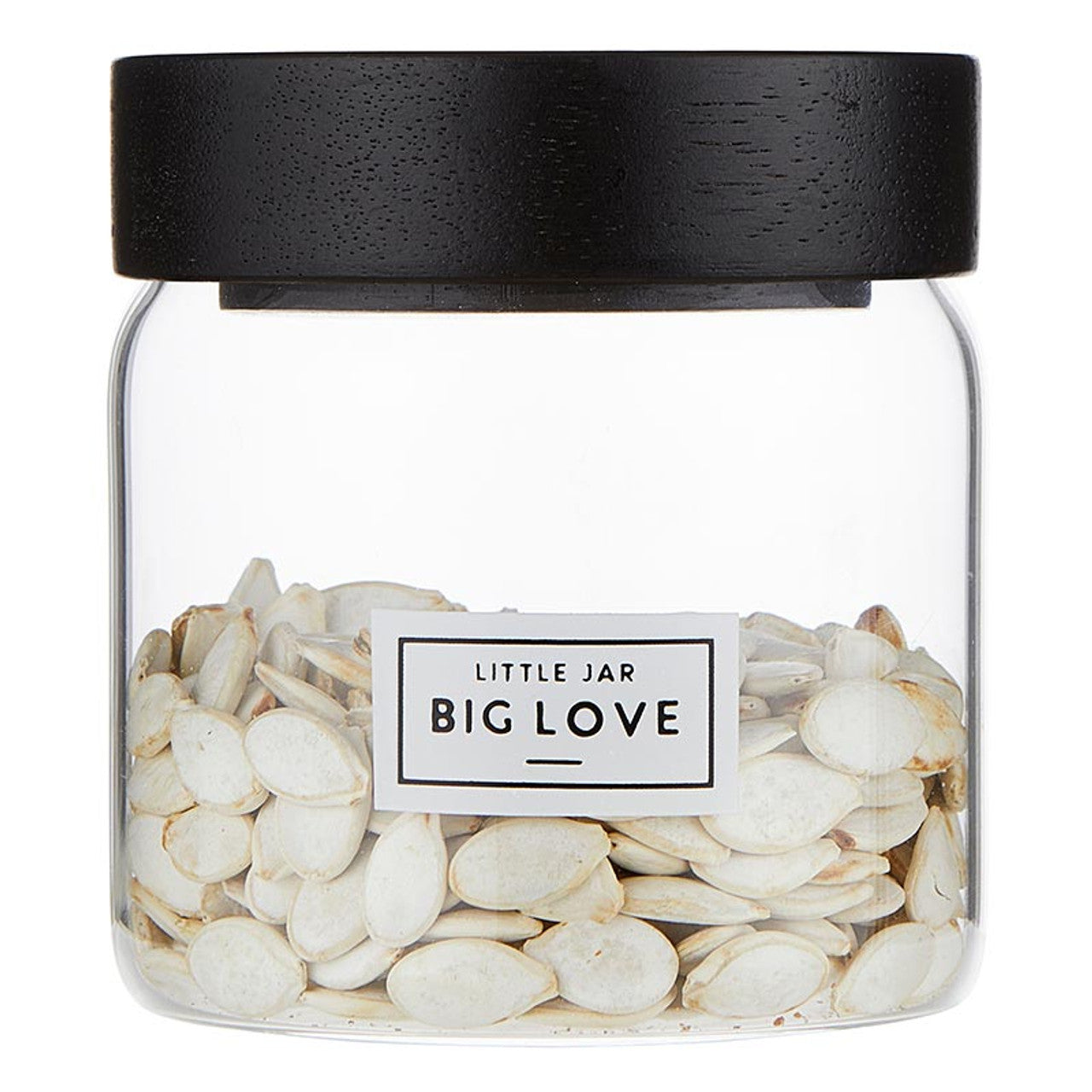 Little Jar Big Love Treats Canister | Homemade Gift Mixes & DIY Food Gift Jars | 17 oz