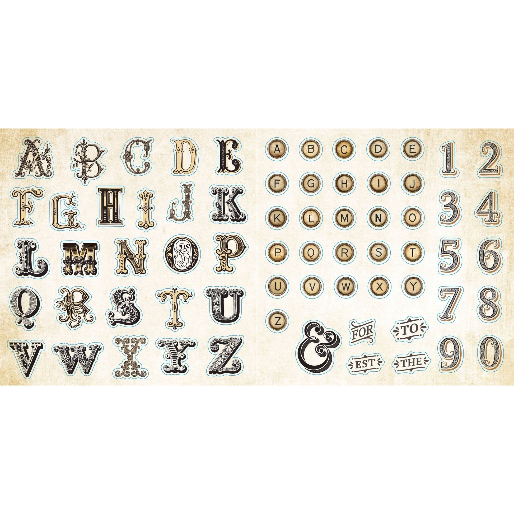 Loads of Ephemera Stickers | An Unforgettable Vintage Sticker Book | 580 Decals