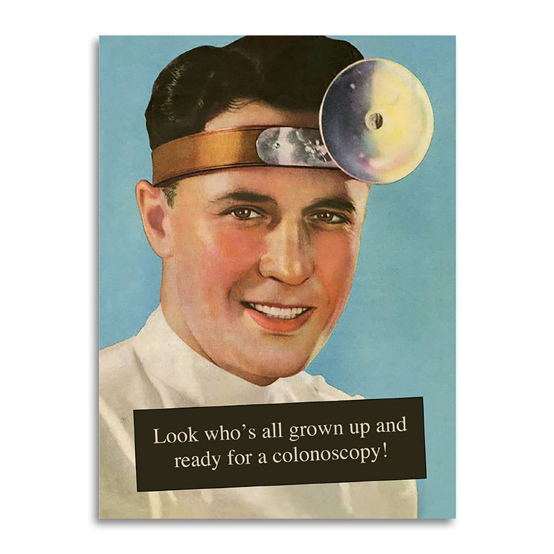 Ready for a Colonoscopy Birthday Card