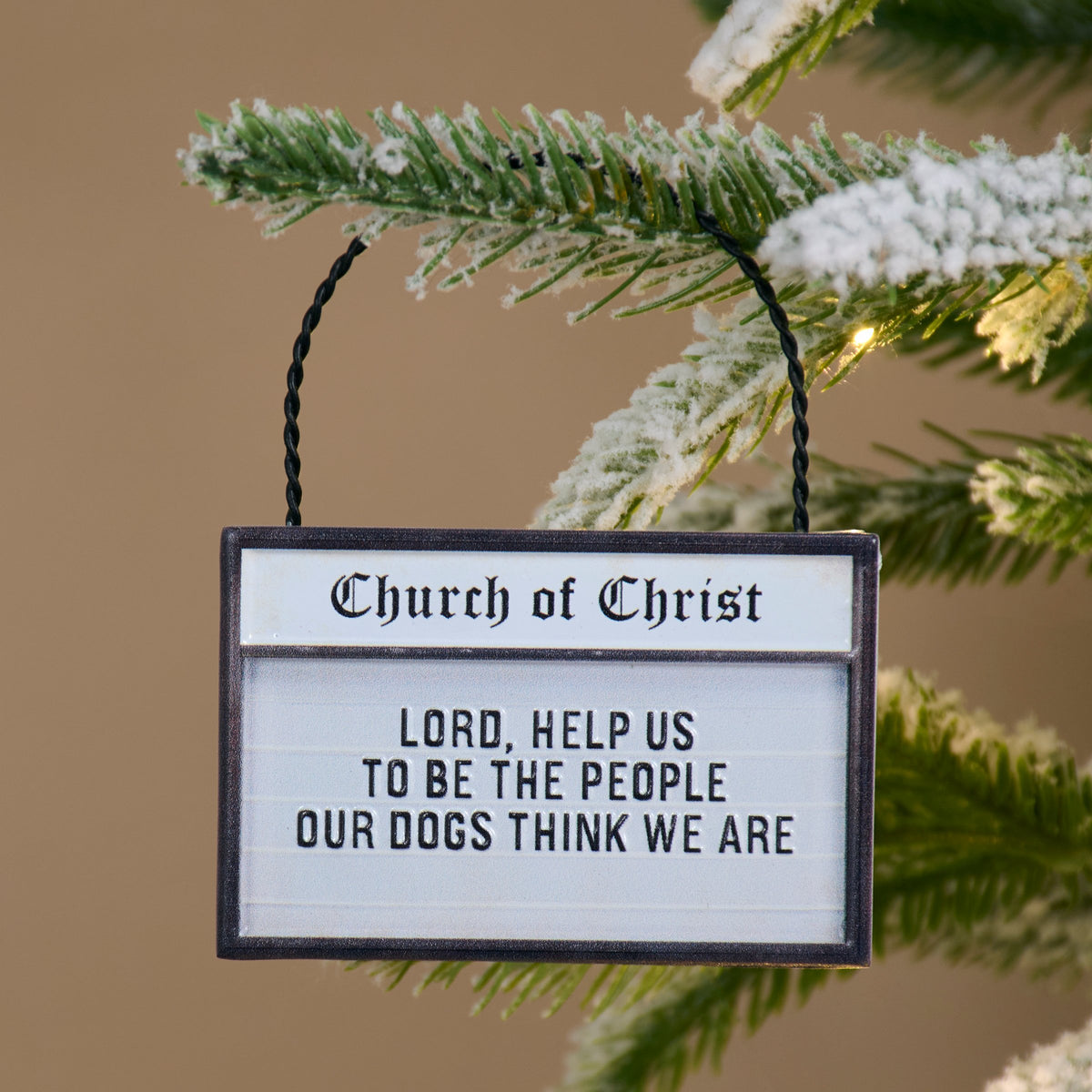 Lord Help Us Metal Ornament | 3" x 2"-Primitives by Kathy-The Bullish Store