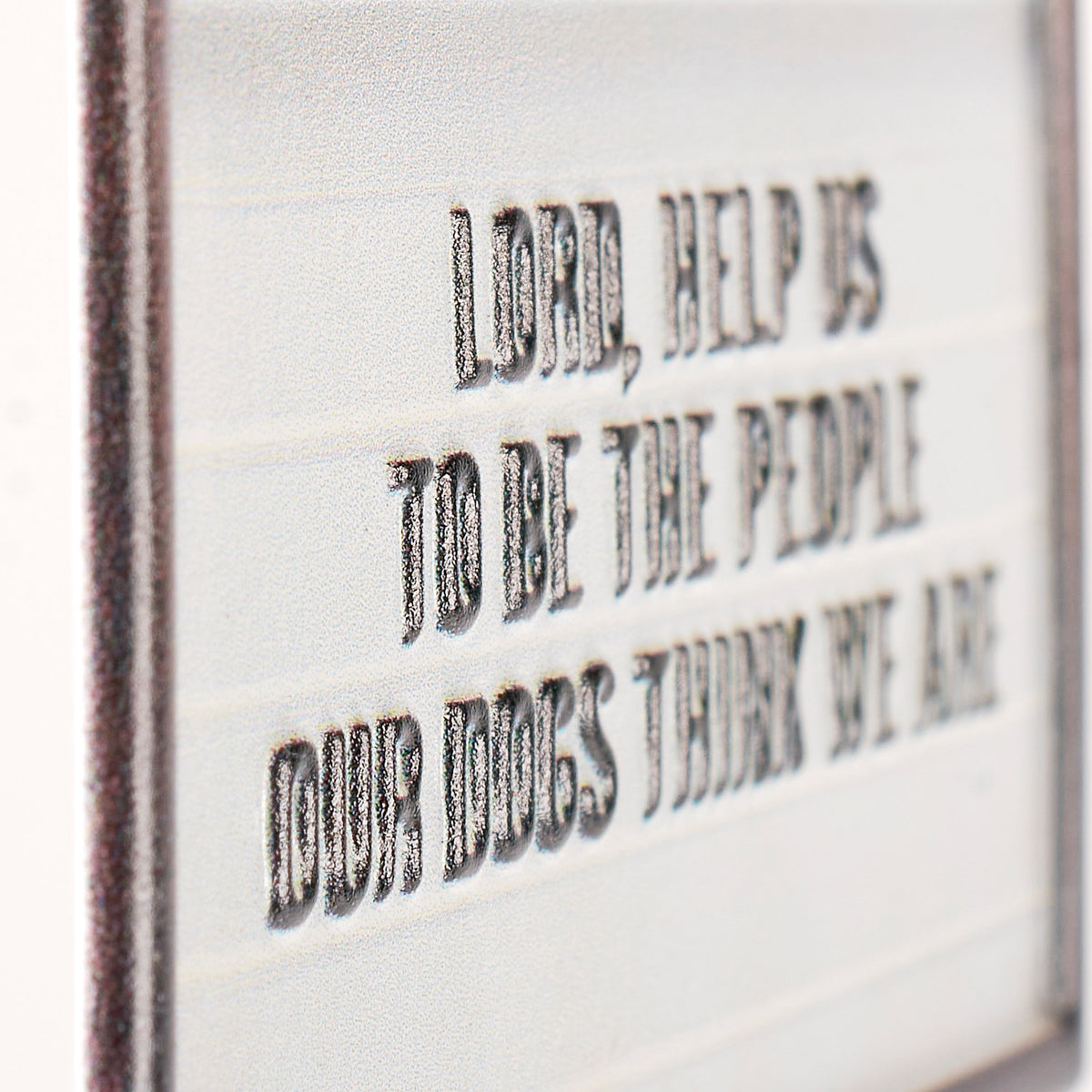 Lord Help Us Metal Ornament | 3" x 2"-Primitives by Kathy-The Bullish Store