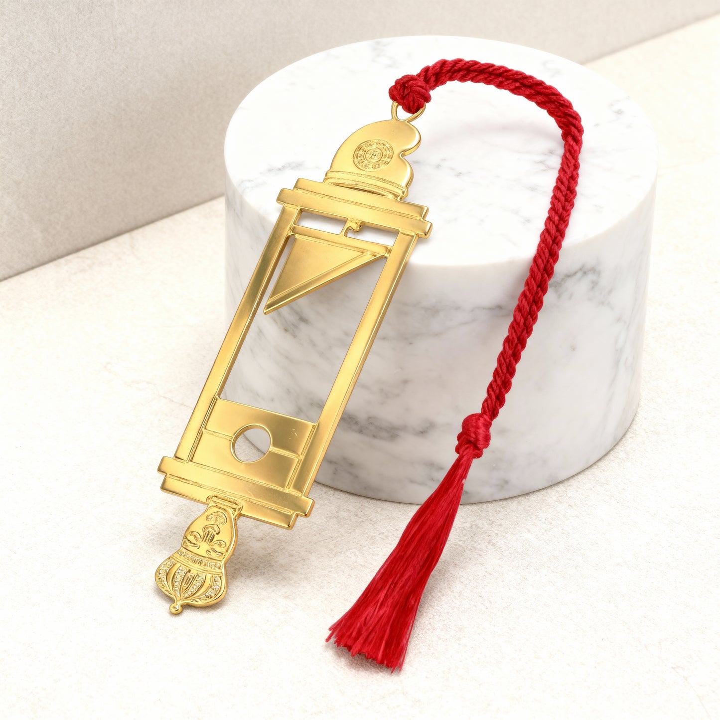 Louis XIV & The Guillotine Metal Bookmark in Gold or Silver Finish