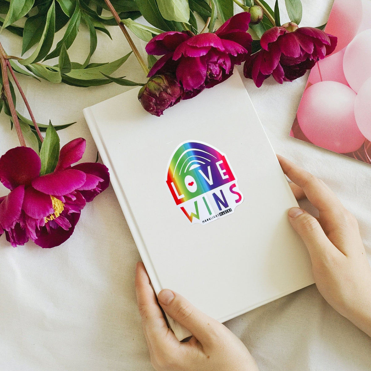 Love Wins Rainbow Pride Vinyl Sticker