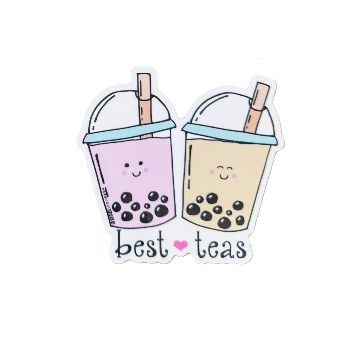 Love You Best Tea Greeting Card | Funny Boba Tea