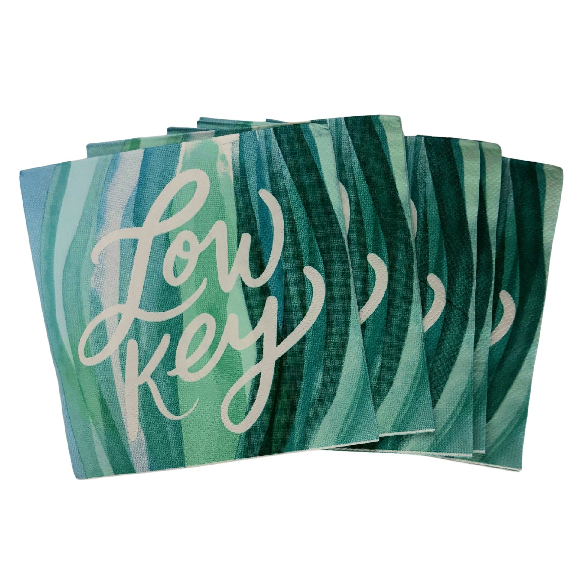 Low Key Party/Beverage/Cocktail Napkins | 5" Square