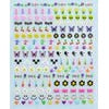 Lulas Nail Art Sticker Set | Vegan & Cruelty-Free | Use on Polish, Gel, or Natural Nails