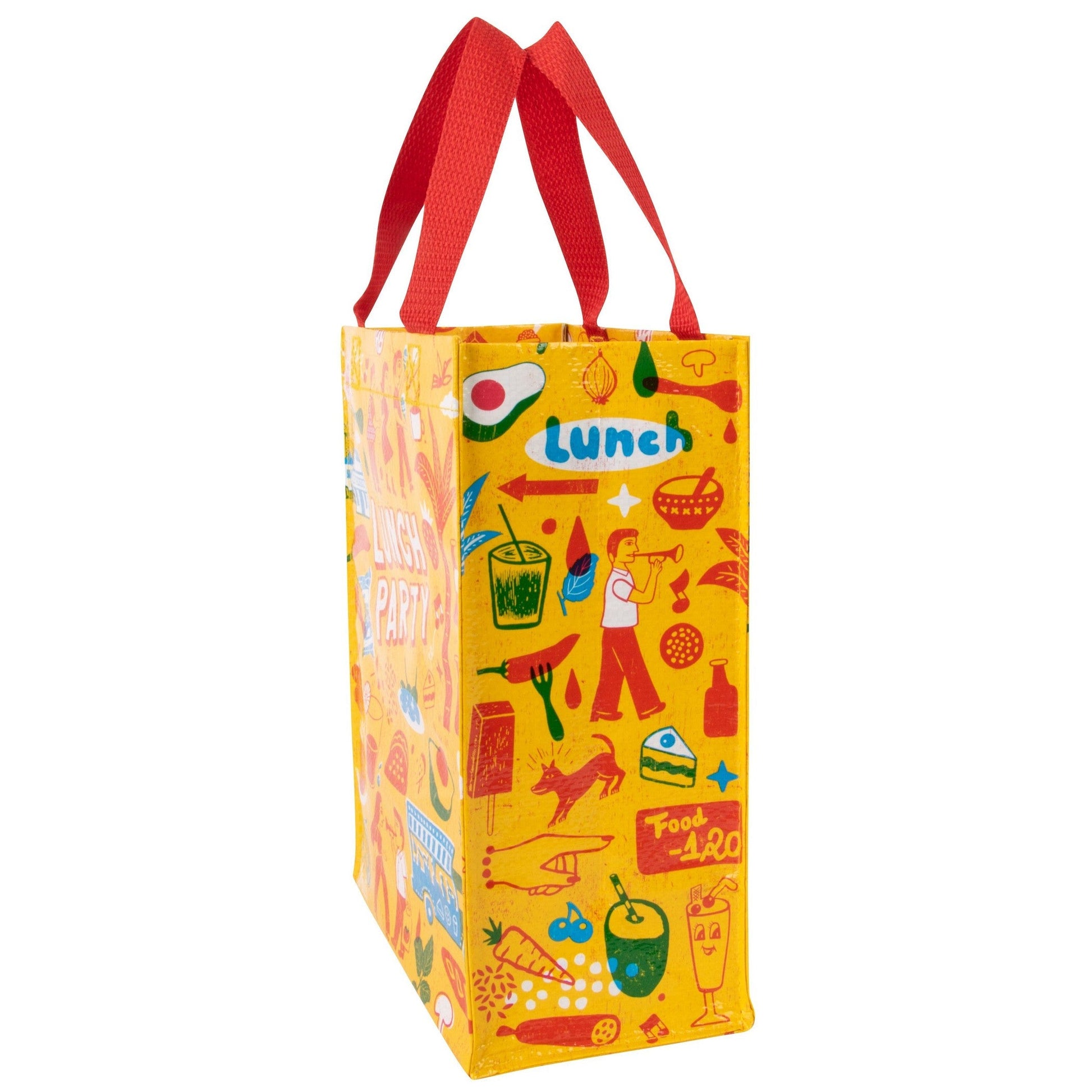 Lunch Party Handy Tote Bag | Reusable Lunch Gift Bag | 10" x 8.5" | BlueQ at GetBullish