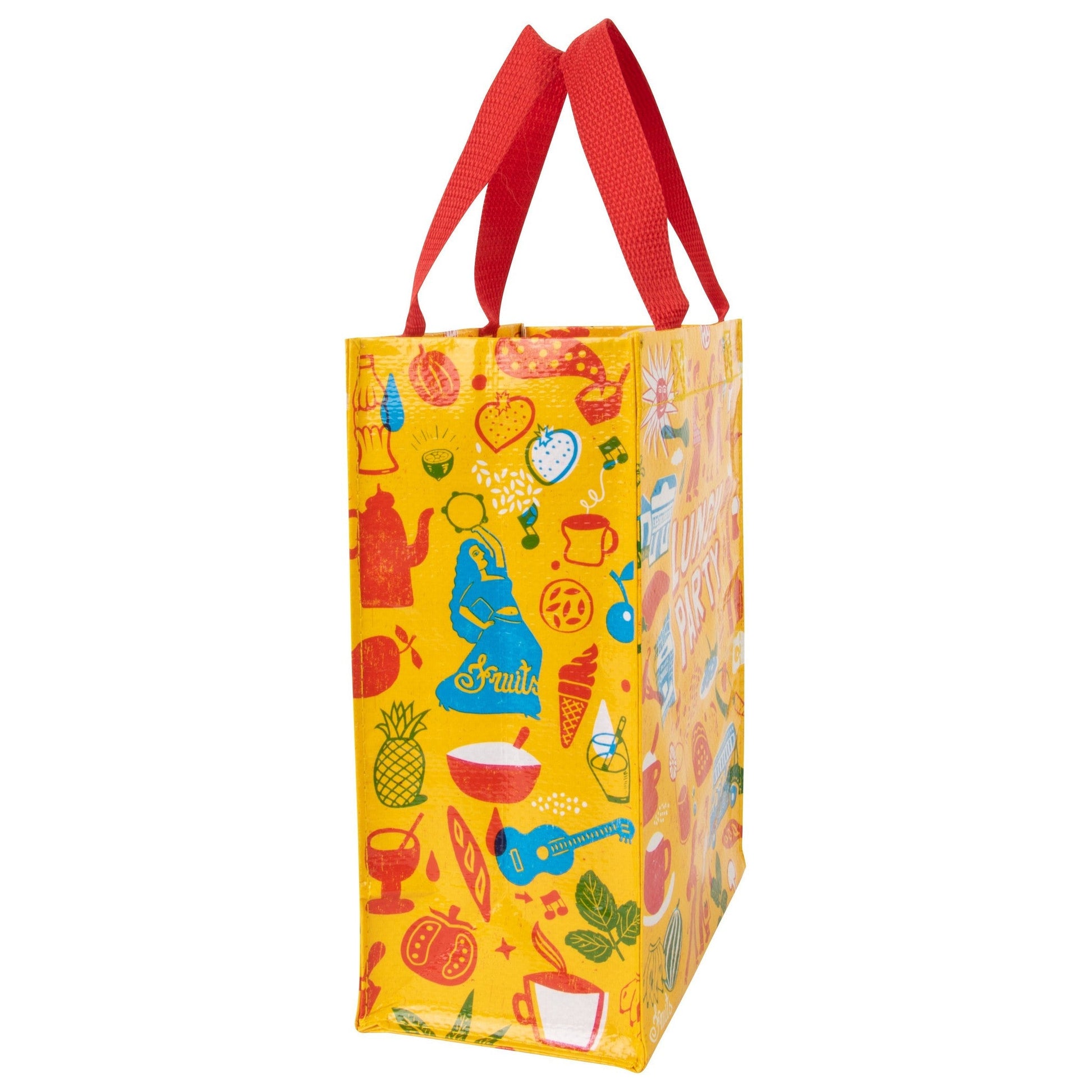 Lunch Party Handy Tote Bag | Reusable Lunch Gift Bag | 10" x 8.5" | BlueQ at GetBullish