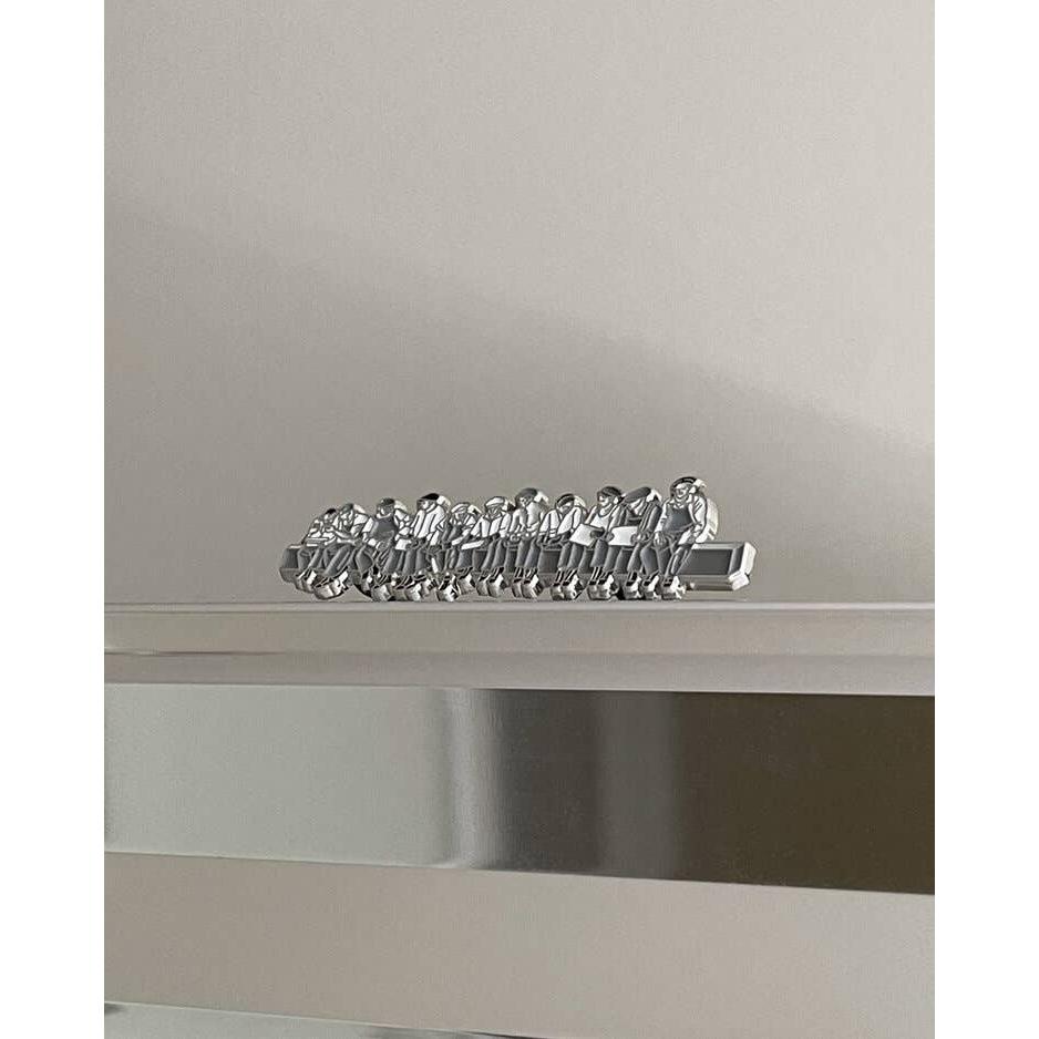 Lunch atop a Skyscraper Enamel Pin | Iconic NYC Photograph Collectible Large Soft Lapel Pin | 2.35" x 0.67"