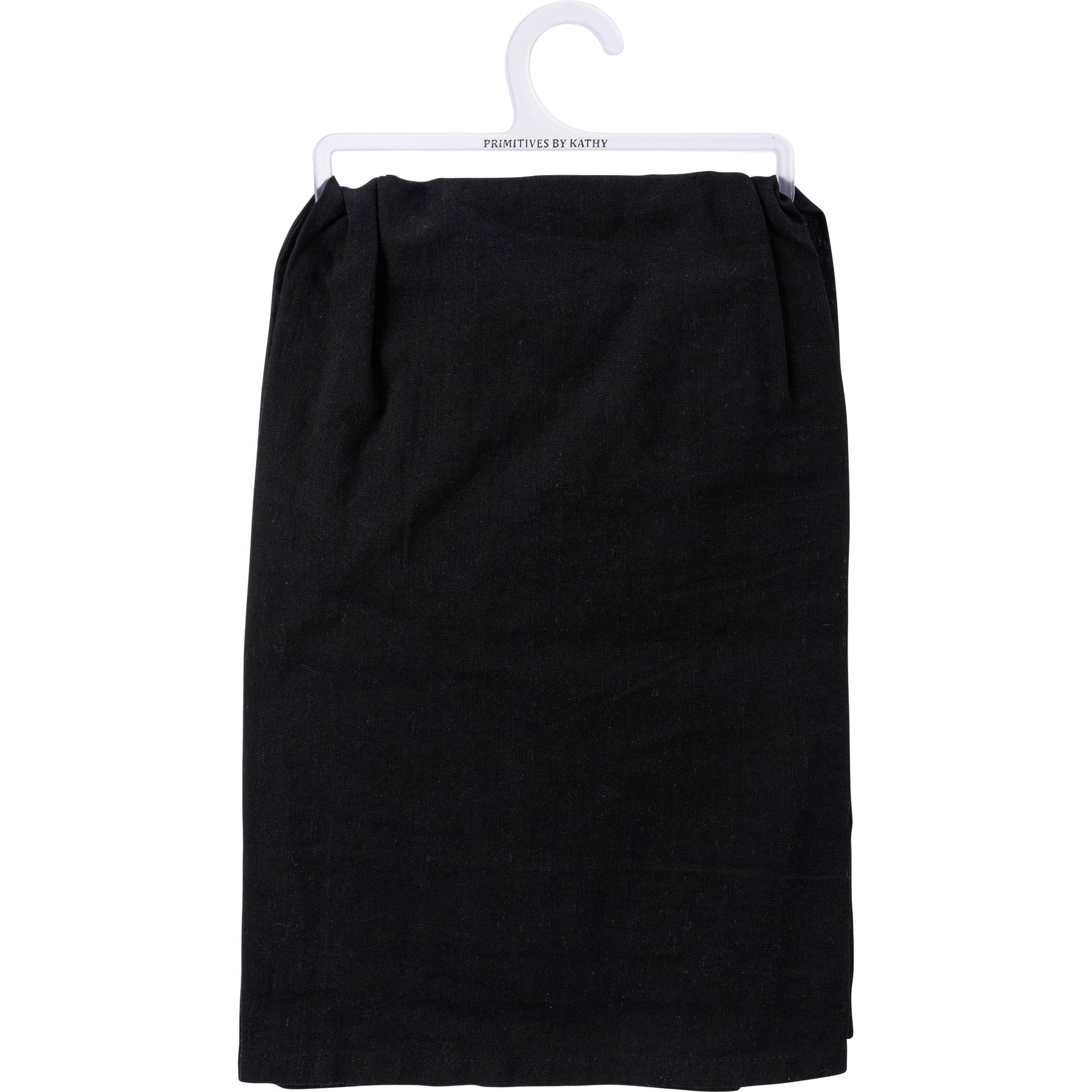 Lush - The One Who's Lit Like a Christmas Tree Funny Black Cotton Dish Cloth Towel | 28" x 28"