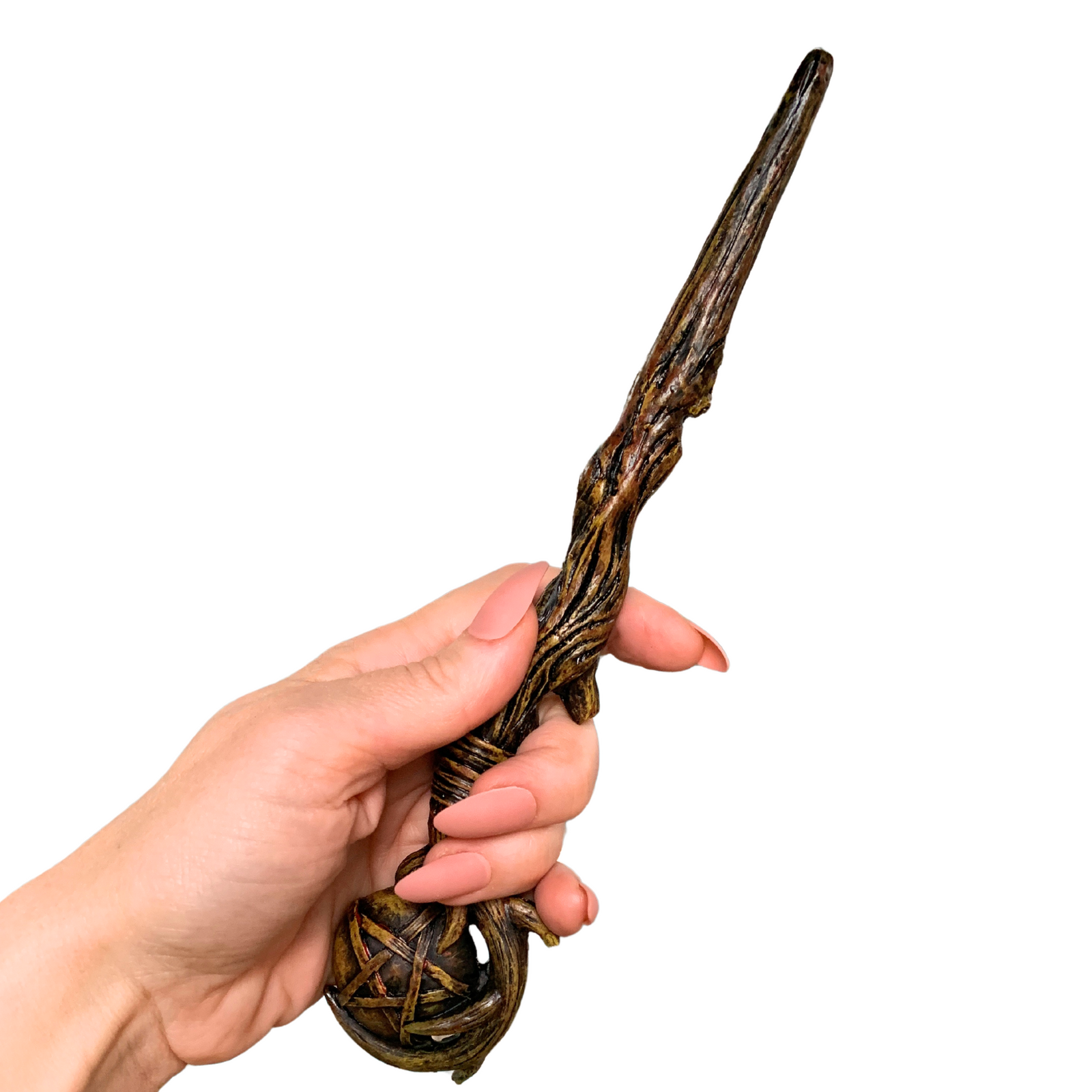 Magic Wand with Pentegram Design | Wizards Mystical Stick