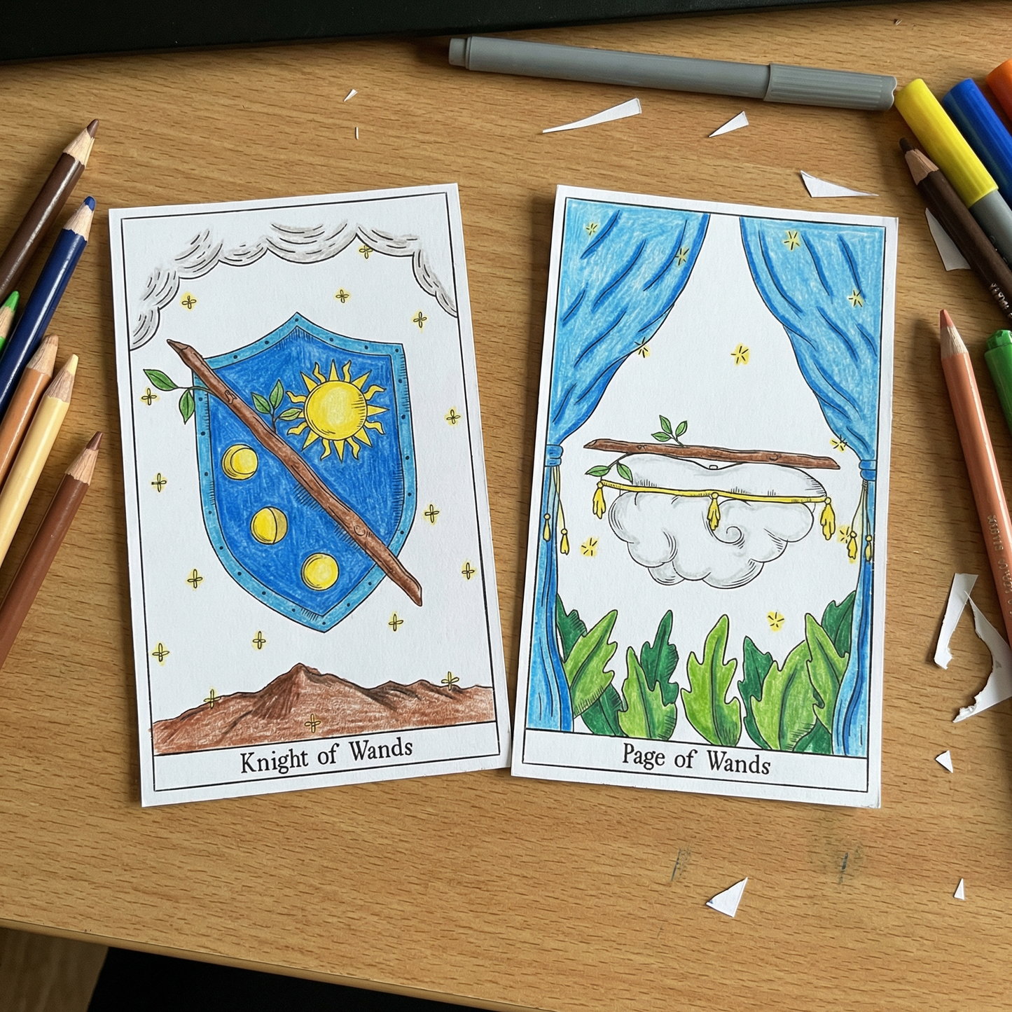 Make Your Own Tarot Deck Coloring Book | 78 Card DIY Tarot Set with Major & Minor Arcana
