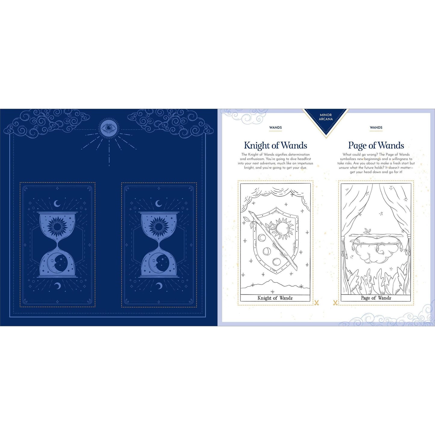 Make Your Own Tarot Deck Coloring Book | 78 Card DIY Tarot Set with Major & Minor Arcana