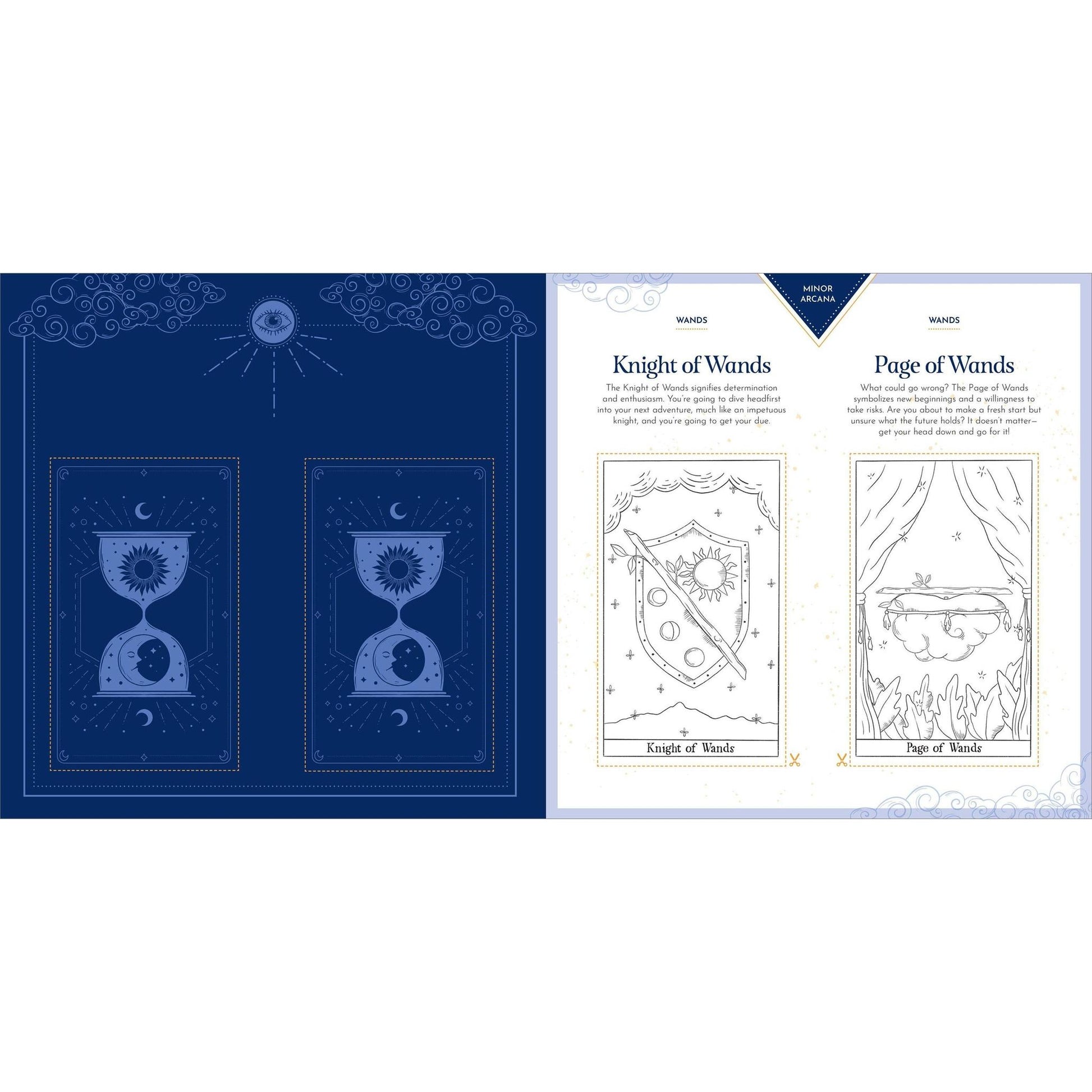 Make Your Own Tarot Deck Coloring Book | 78 Card DIY Tarot Set with Major & Minor Arcana