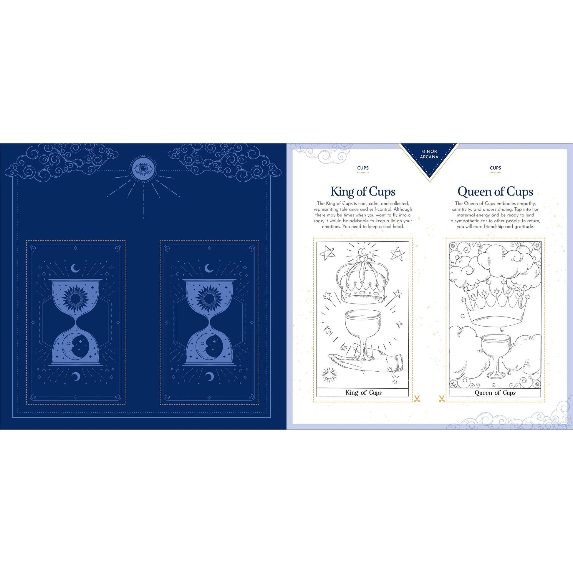 Make Your Own Tarot Deck Coloring Book | 78 Card DIY Tarot Set with Major & Minor Arcana