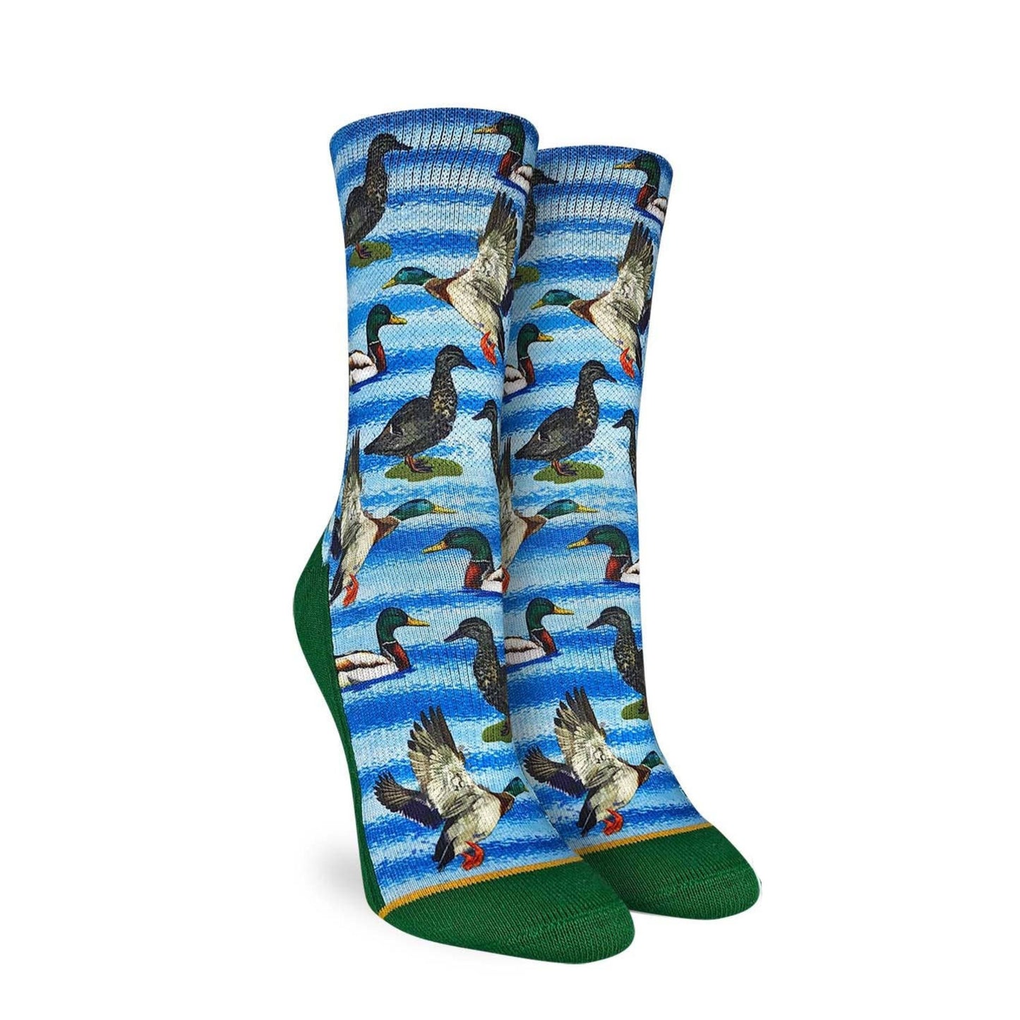 Mallard Duck Women's Socks | Fun Wildlife Crew Socks