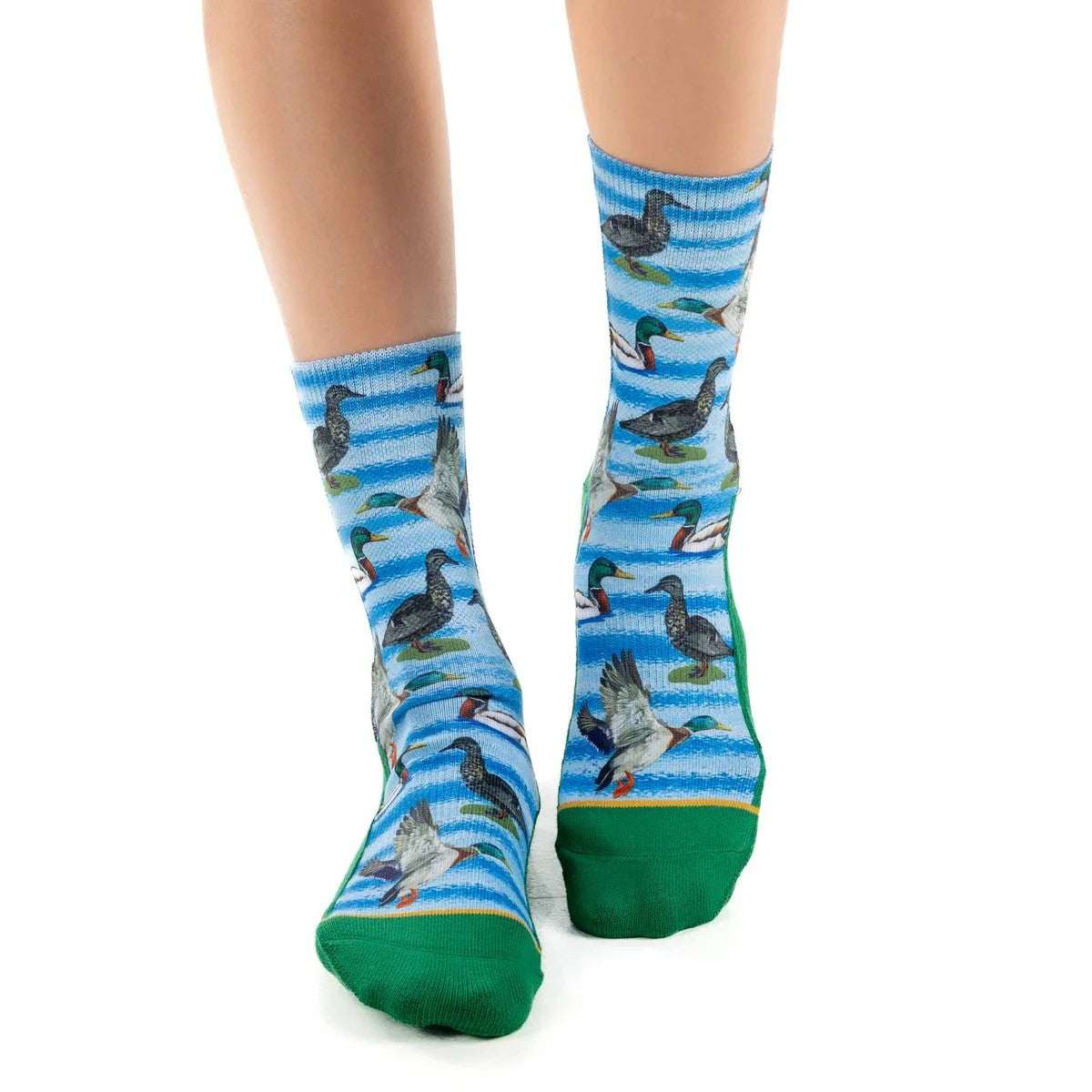 Mallard Duck Women's Socks | Fun Wildlife Crew Socks